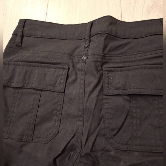 Prana skinny cargo pants, black, size 0 (fits size 26) - Picture 4 of 5